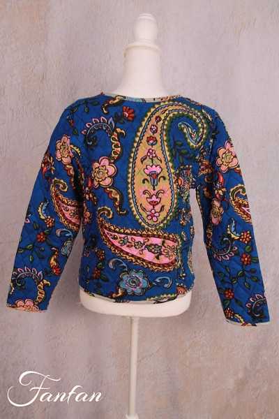 Orientique Naturally Kashmir Reversible Jacket 62568 Print