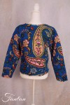 Orientique Naturally Kashmir Reversible Jacket 62568 Print