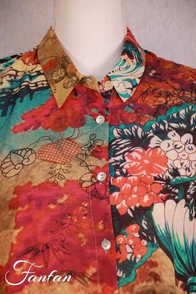 Orientique Naturally Tunique Digital crew 71404 MIX 4