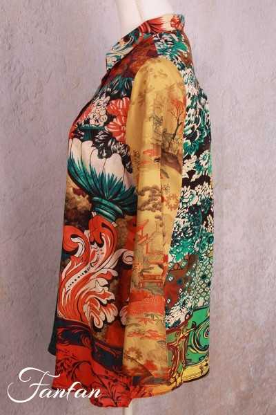 Orientique Naturally Tunique Digital crew 71404 MIX 4