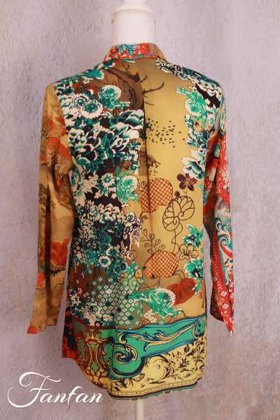 Orientique Naturally Tunique Digital crew 71404 MIX 4