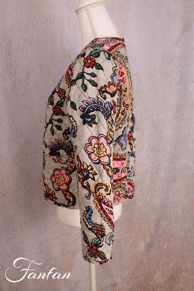 Orientique Naturally Veste Kashmir Reversible 62568 Print