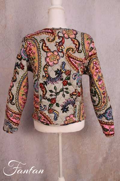 Orientique Naturally Veste Kashmir Reversible 62568 Print