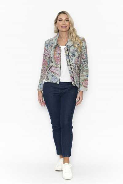 Orientique Naturally Veste Kashmir Reversible 62568 Print