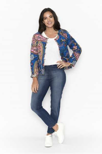 Orientique Naturally Veste Kashmir Reversible 62568 Print