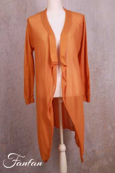 Orientique Naturally Gilet Knit Wrap 12221 Paprika