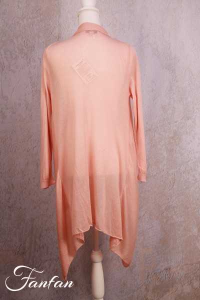 Orientique Naturally Gilet Knit Wrap 12221 Pink Clay