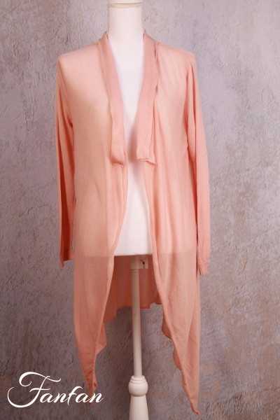 Orientique Naturally Gilet Knit Wrap 12221 Pink Clay