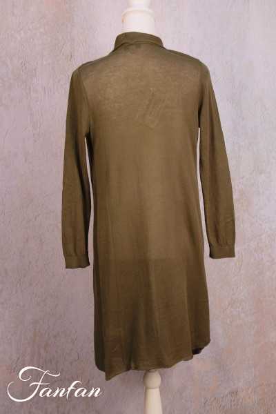 Orientique Naturally Gilet Knit Wrap 12221 dark oak