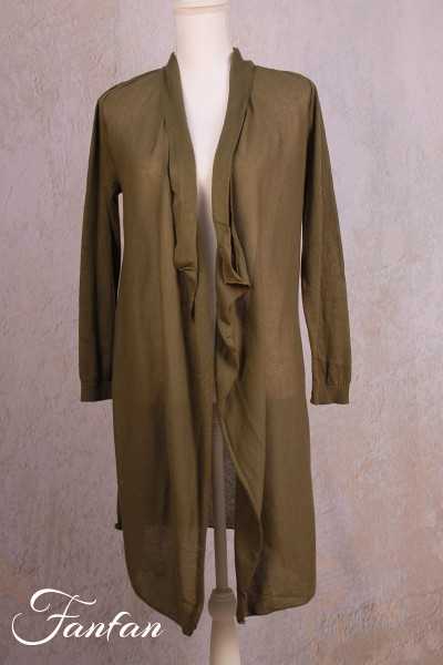 Orientique Naturally Gilet Knit Wrap 12221 dark oak