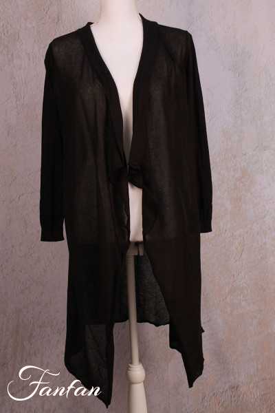 Orientique Naturally Gilet Knit Wrap 12221 black