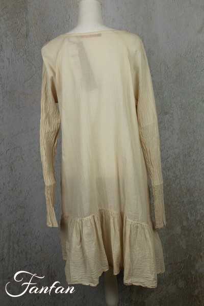 Privatsachen Tunique Positour en coton bio Kreide