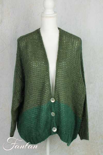 Alembika Veste maille verte AJ124