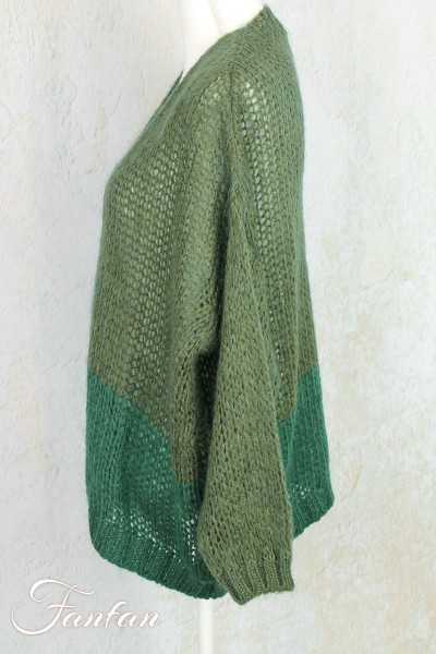 Alembika Veste maille verte AJ124