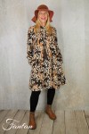 Ivko Robe motif pois 222744 Almond a