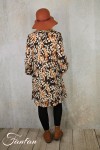 Ivko Robe motif pois 222744 Almond c