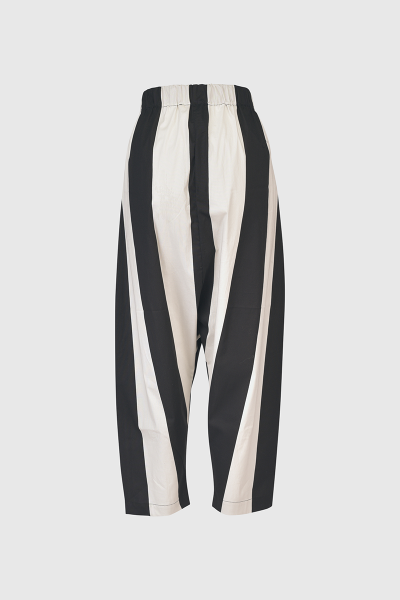 Urban by Alembika Pantalon UP330 Rayures Noir et Blanc