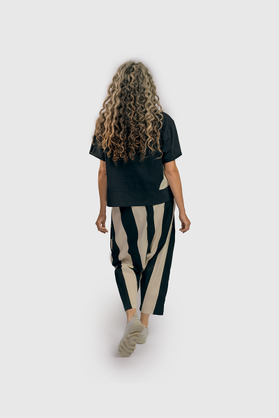 Urban by alembika Top UT307 Blanc et Noir