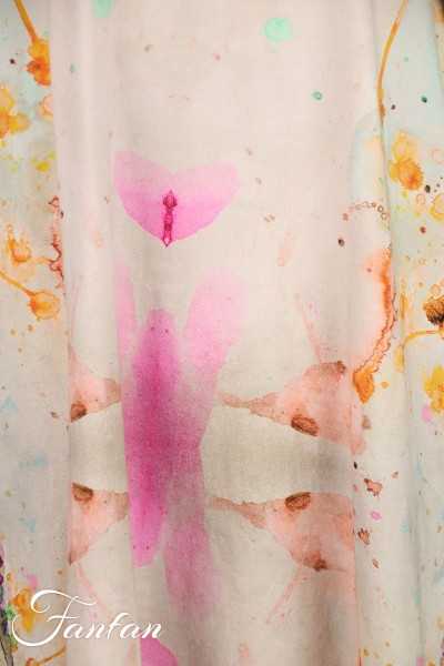 Grizas Tunique longue ou robe 52492-T50P139 imprimé aquarelle