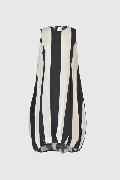 Urban by Alembika Robe UD352 Stripes Noir et Blanc