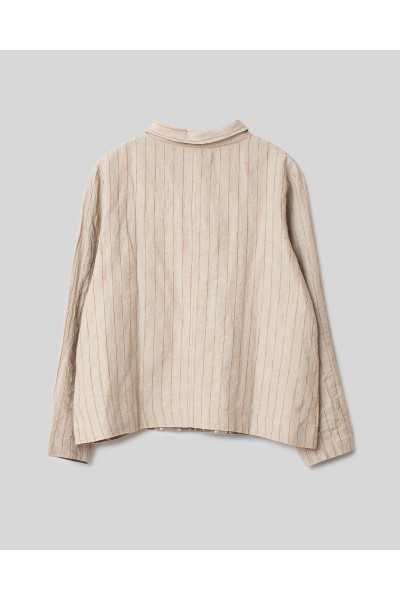 Ewa I Walla Adolfina jacket 66734 Pin stripe linen
