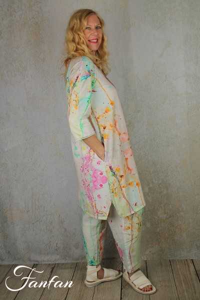 Grizas Tunique longue ou robe 52492-T50P139 imprimé aquarelle