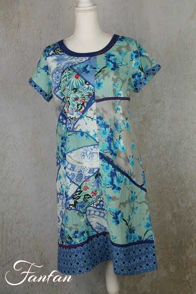 Orientique Naturally Robe Kintsugi 2133 avec imprimé