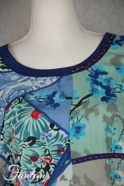 Orientique Naturally Robe Kintsugi 2133 avec imprimé