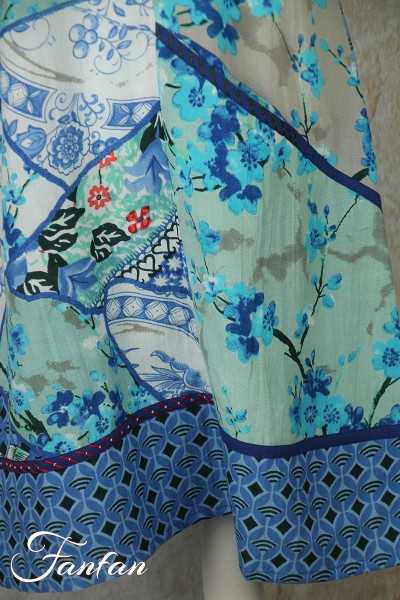 Orientique Naturally Robe Kintsugi 2133 avec imprimé