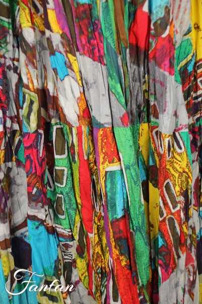Orientique Naturally Robe Burano en coton organique 2158 Print