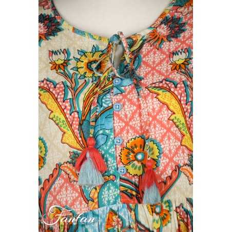 Orientique Naturally Robe Mostar 2145 Print