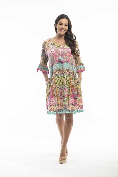 Orientique Naturally Robe Iruya 8109 Pink