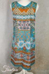 Orientique Naturally Robe Iruya 8105 Réversible Blue et Pink