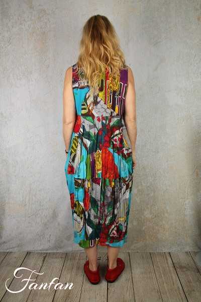 Orientique Naturally Robe Burano en coton organique 2158 Print