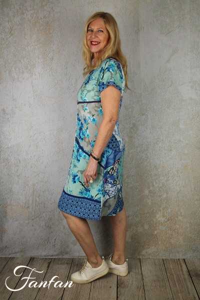 Orientique Naturally Robe Kintsugi 2133 avec imprimé