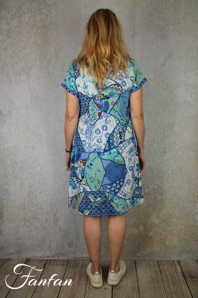 Orientique Naturally Robe Kintsugi 2133 avec imprimé