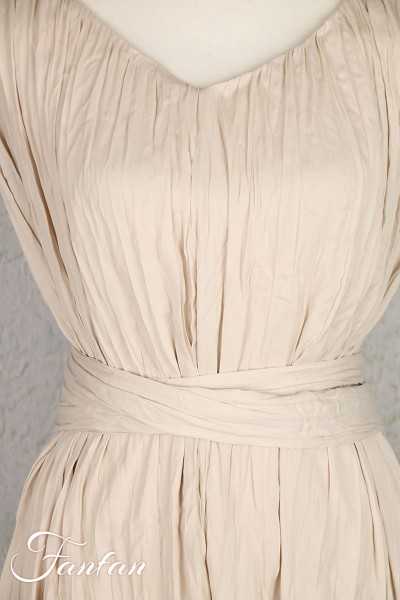 Van-Dos Blouse plissée crème 66275139