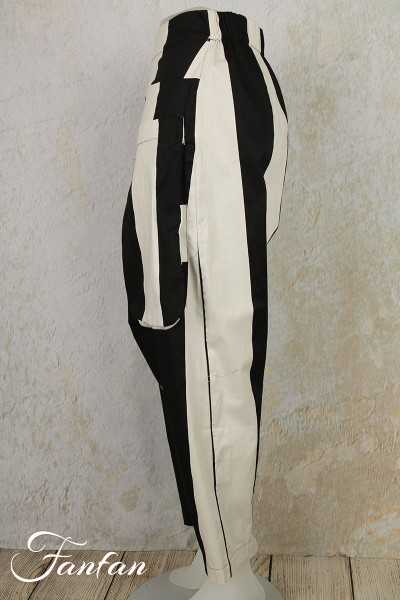 Urban by Alembika Pantalon UP330 Rayures Noir et Blanc