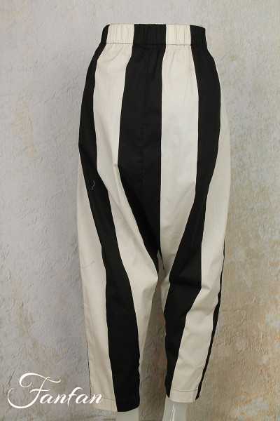 Urban by Alembika Pantalon UP330 Rayures Noir et Blanc