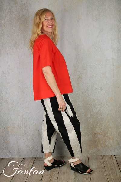 Urban by Alembika Pantalon UP330 Rayures Noir et Blanc