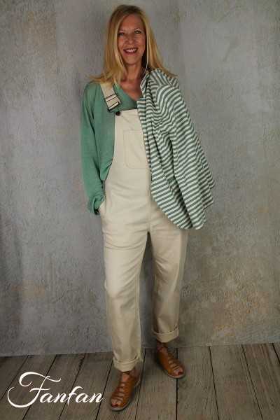 Van-Dos Pantalon Salopette écru 67221006