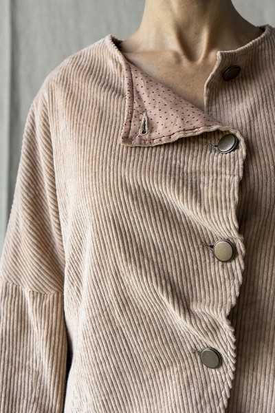 Les Ours Veste Erable Gros Velours Rose 2