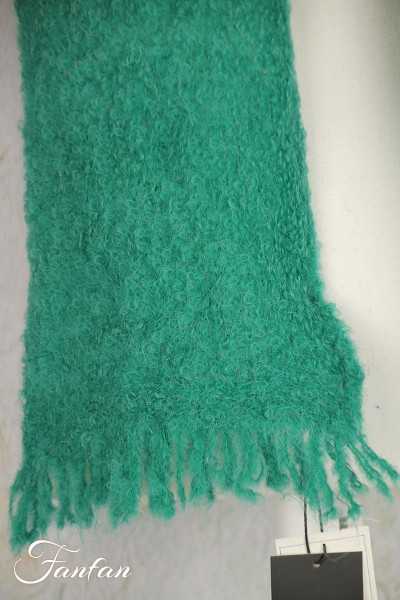 Mes Sœurs & Moi Echarpe Franges Theresa Emerald