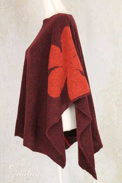 Mes Sœurs & Moi Poncho Jacquard Dahlia