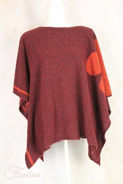 Mes Sœurs & Moi Poncho Jacquard Dahlia