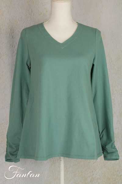 Mes Soeurs & Moi T-shirt Jaime trapèze Tilleul