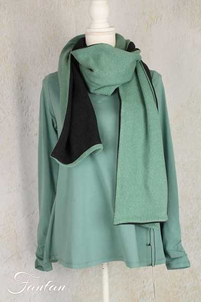 Mes Soeurs & Moi T-shirt Jaime trapèze Tilleul