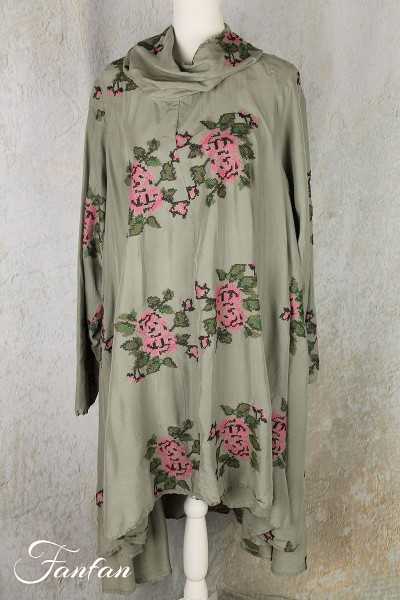 Privatsachen Robe Wirtschaden Petit Point Salbei en soie