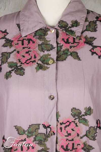 Privatsachen Blouse Origihell Yard Petit Point en soie