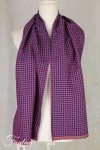 Rabionek Echarpe pied de poule violet Szal Damski SZAL1
